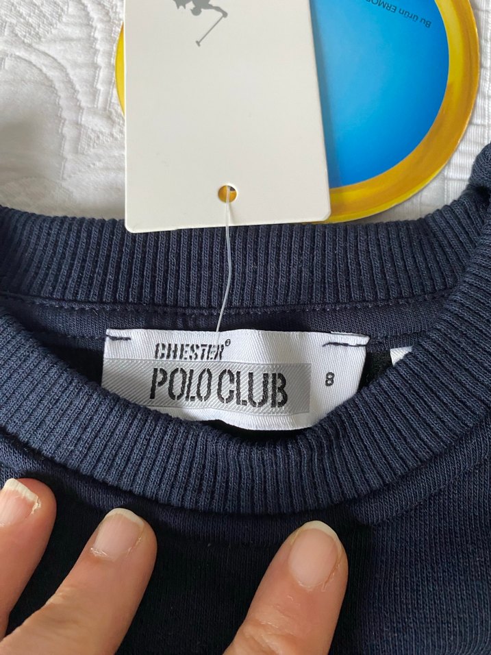 Erkek Çocuk Mavi Baskılı Sweatshirt - Görsel 3