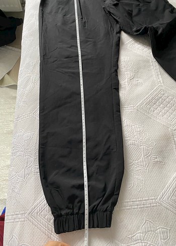 Siyah paraşüt pantolon - Görsel 6