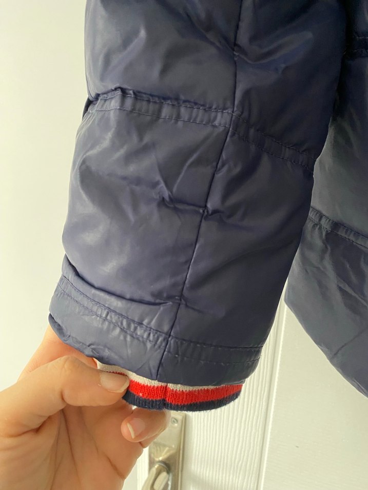 Erkek Çocuk Koyu Mavi Fermuarlı mont - Görsel 4