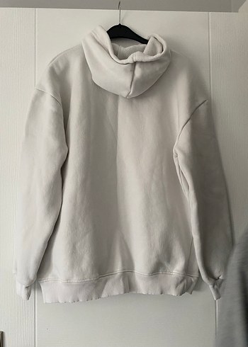 Nike Beyaz Kapüşonlu Sweatshirt - Görsel 4