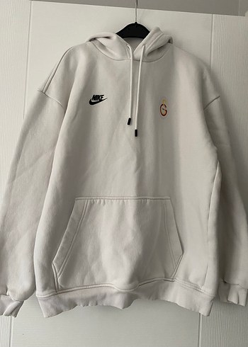 Nike Beyaz Kapüşonlu Sweatshirt - Görsel 3