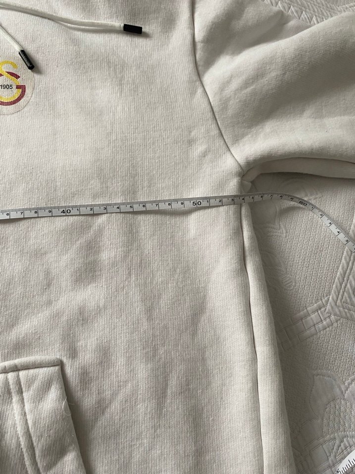 Nike Beyaz Kapüşonlu Sweatshirt - Görsel 2