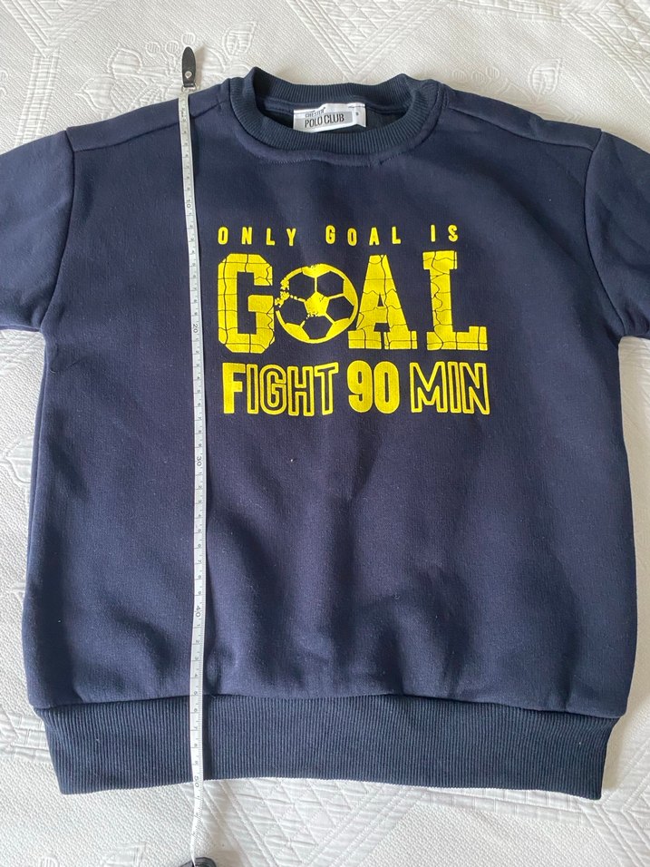 Erkek Çocuk Renkli Baskılı Sweatshirt - Görsel 4