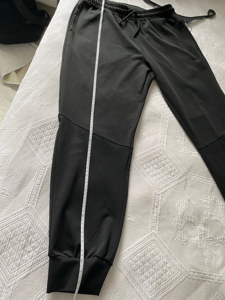 Erkek Siyah Rahat Outdoor Eşofman Altı - Görsel 4