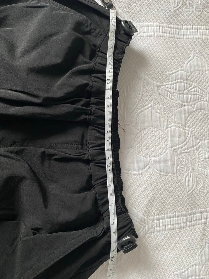 Siyah  Rahat Kesim Kumaş Pantolon ölçüleri mevcut - Görsel 3