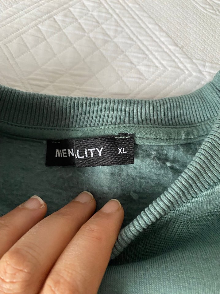 Yeşil Baskılı Kadın erkek Sweatshirt - Görsel 5