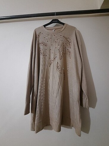 44 Beden camel Renk Tunik