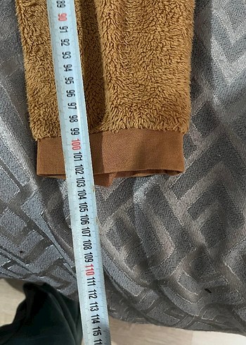 Kahverengi Erkek Çocuk Peluş Tulum - Görsel 4