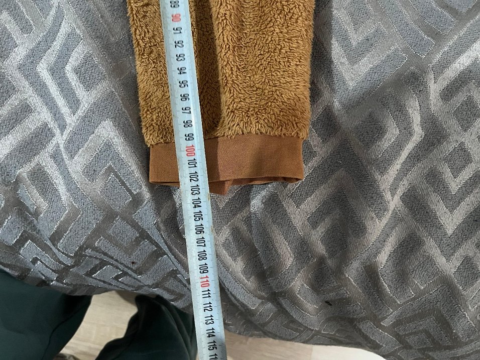 Kahverengi Erkek Çocuk Peluş Tulum - Görsel 4