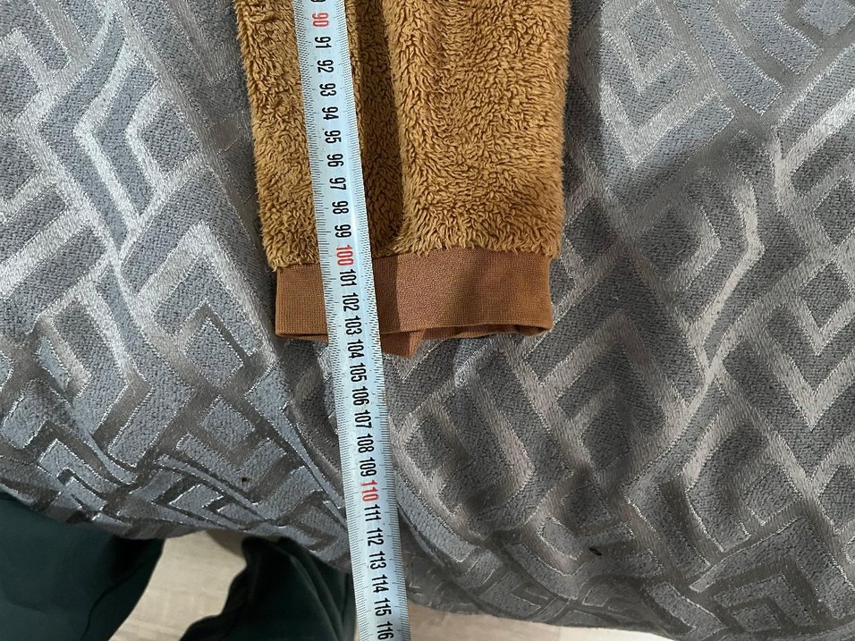 Kahverengi Erkek Çocuk Peluş Tulum - Görsel 2