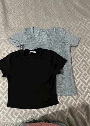 Kız Çocuk Lacivert Kısa Kollu Tişört - Görsel 2