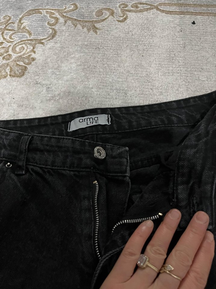 Bol paça kot - Görsel 3