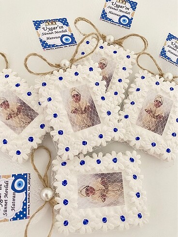 Diğer Papatya çerçeve kokulutaş bebek hediyelik magnet