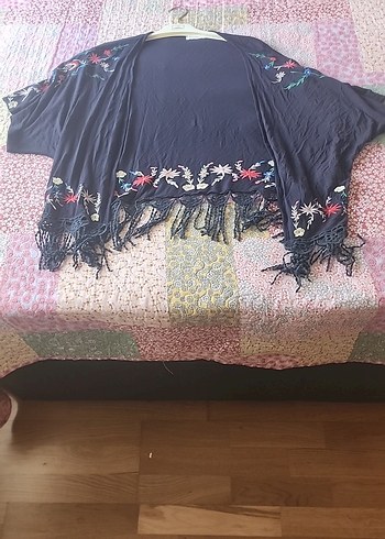 Nakışlı, Püsküllü, Uzun Kadın Kimono