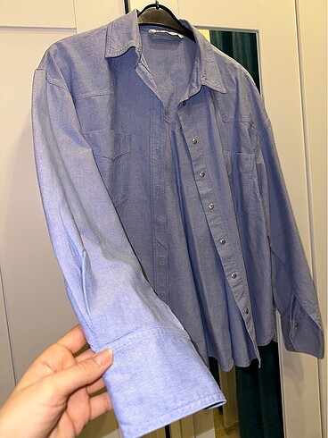 Zara oversize gömlek