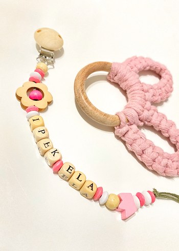 Ahşap Diş Kaşıyıcı ve Çıngırak Seti - Görsel 6