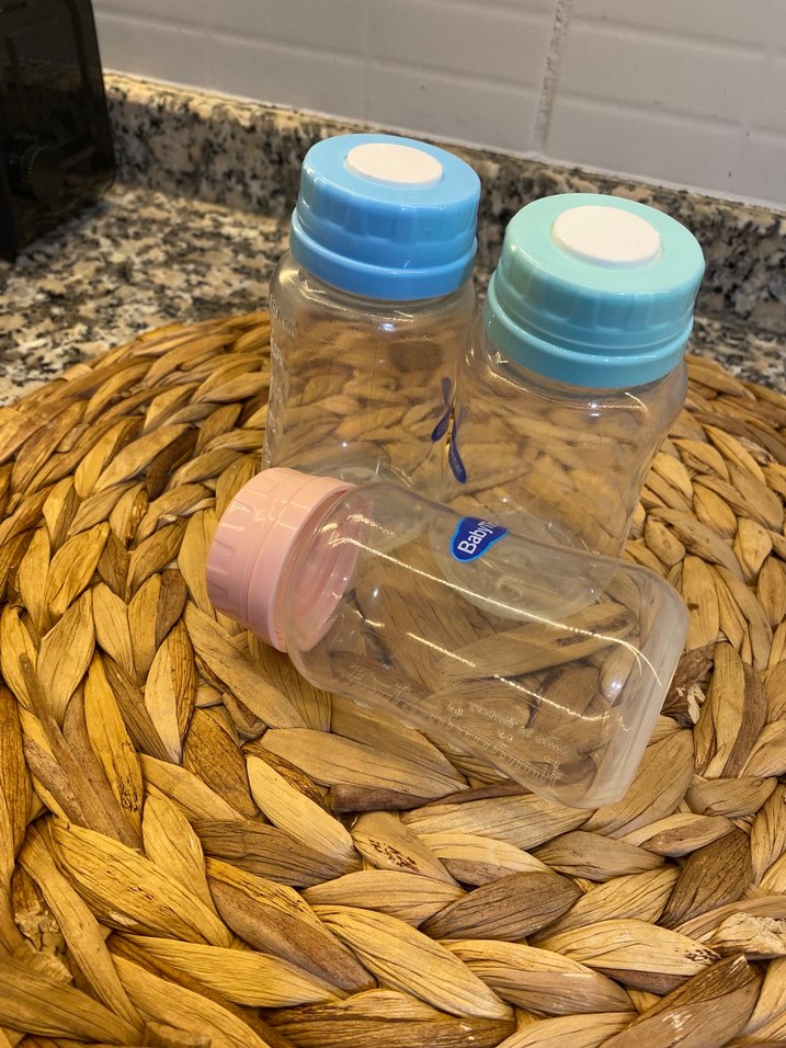 Bebek süt saklama şişeleri 3'lü Set - Görsel 4