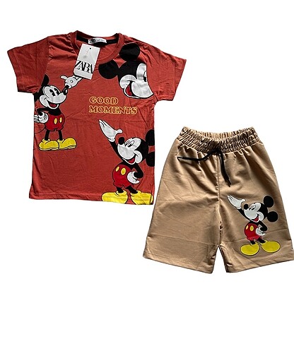 Zara Mıckey mouse 2?li takım