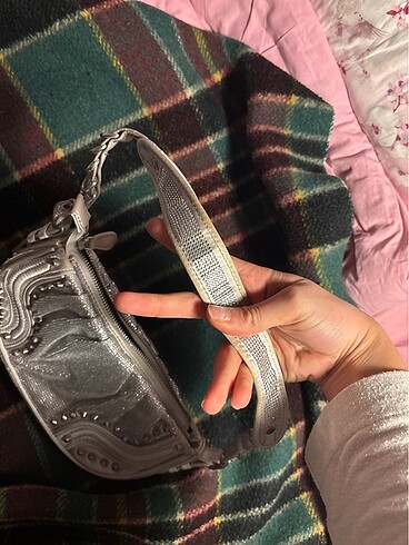Zara zara taşlı çanta