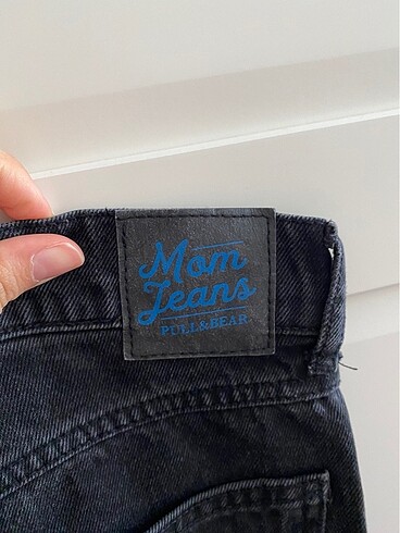 36 Beden Siya kot mom pantolon