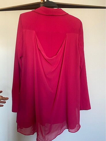 AL-MARWAH Fuşya blazer