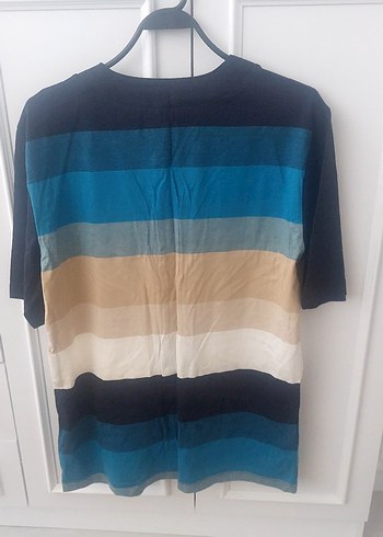 Düğmeli Kısa Kollu Tshirt - Görsel 5