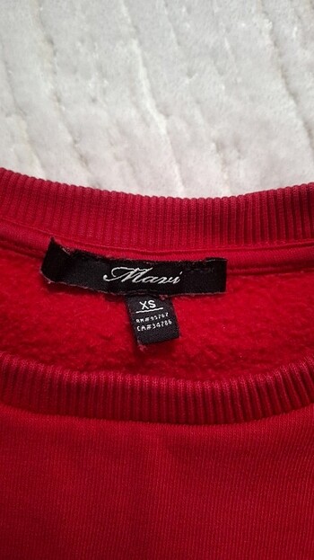 Mavi Jeans Mavi marka kırmızı kadın sweatshirt 