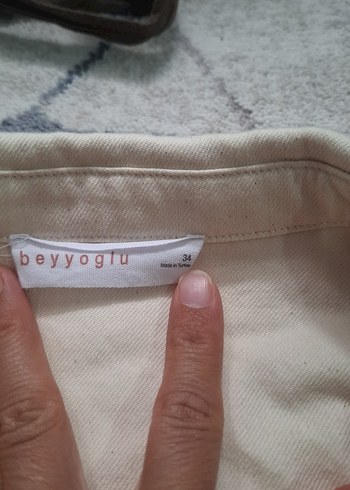Zara Düğmeli krem Keten Midi Elbise