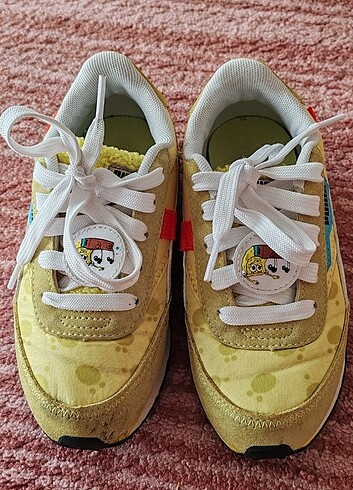 31 Beden sarı Renk Orjinal puma sünger Bob 31 no