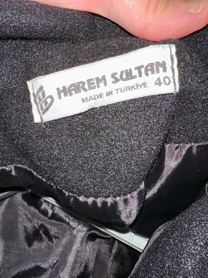 Siyah Klasik Kadın Kaban - Görsel 4