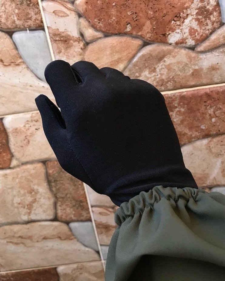 Siyah Gotik Kadın Eldivenleri - Görsel 3