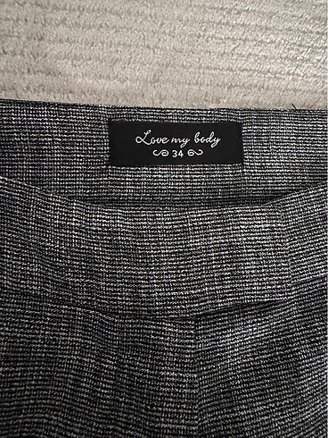 Love My Body Ekose pantolon