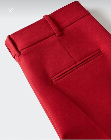 xs Beden kırmızı Renk Mango pantolon