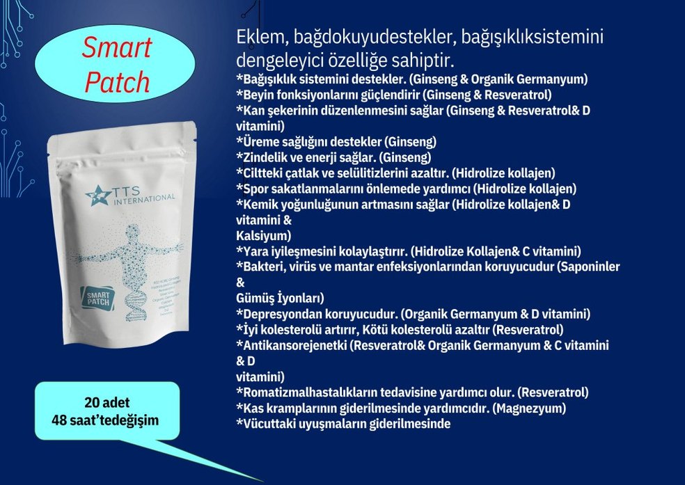 TTS International Smart Patch - Görsel 2