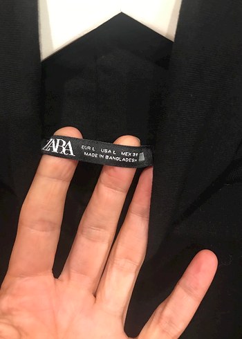 Zara ZARA SİYAH BALIKÇI ÜST