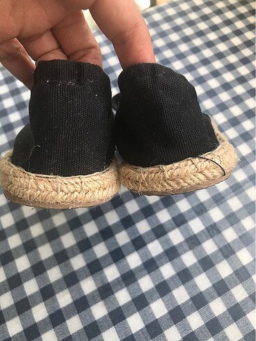 H&M SİYAH KETEN ESPADRİL