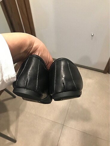 39 Beden siyah Renk ZARA DERİ BABET