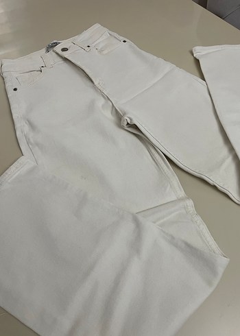 Diğer Kadın Beyaz Palazzo Kot Pantolon