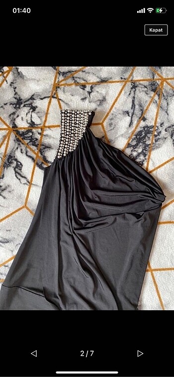 Tek kol mini abiye - Görsel 2