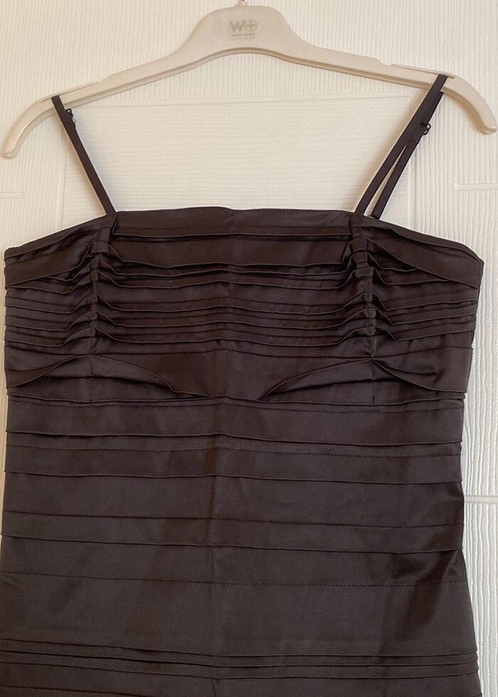 Askılı boleralı kısa abiye - Görsel 3