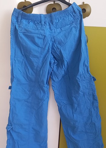 diğer Beden mavi Renk Kadın Mavi Kargo Pantolon