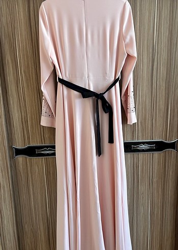 Uzun Kollu  Elbise - Görsel 3