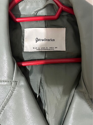 Stradivarius Biker deri ceket