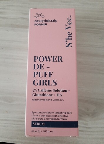 Beden She Vec Power De-Puff Girls Serum