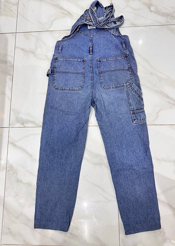 The little marka vintage salopet jean tulum kadın - Görsel 4