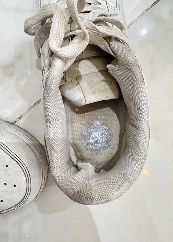 Nike Air Forces Sneaker Nike Beyaz Kadın Spor Ayakkabı - Görsel 3