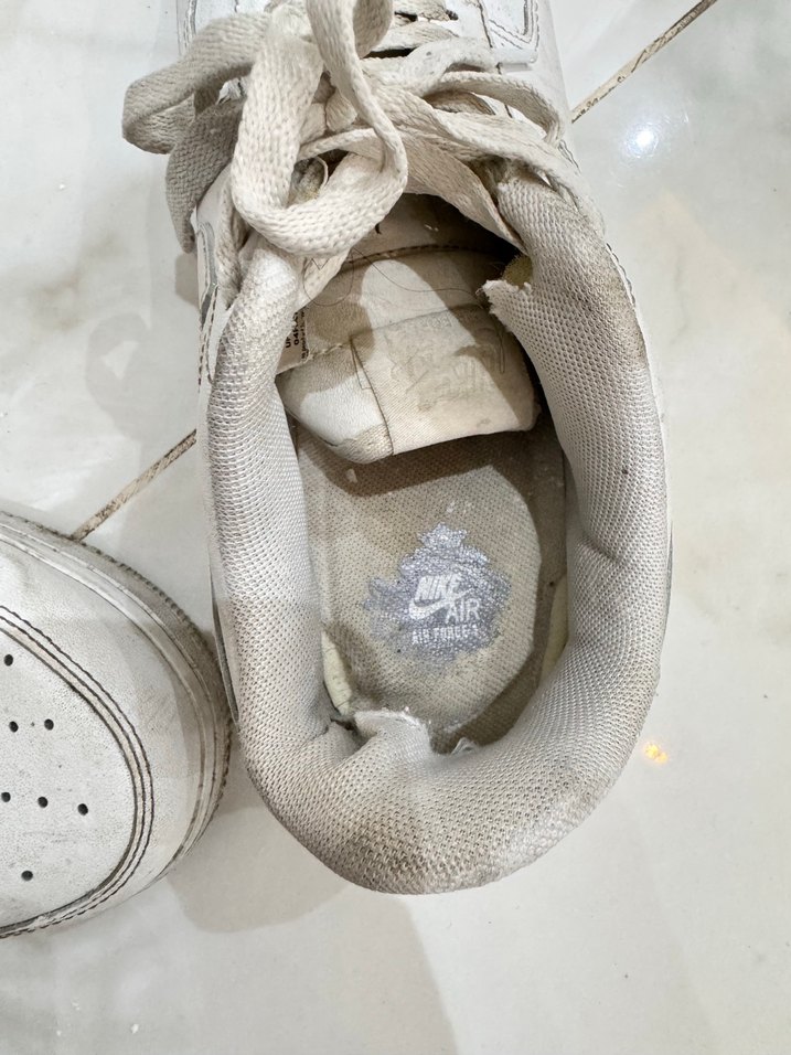 Nike Air Forces Sneaker Nike Beyaz Kadın Spor Ayakkabı - Görsel 3