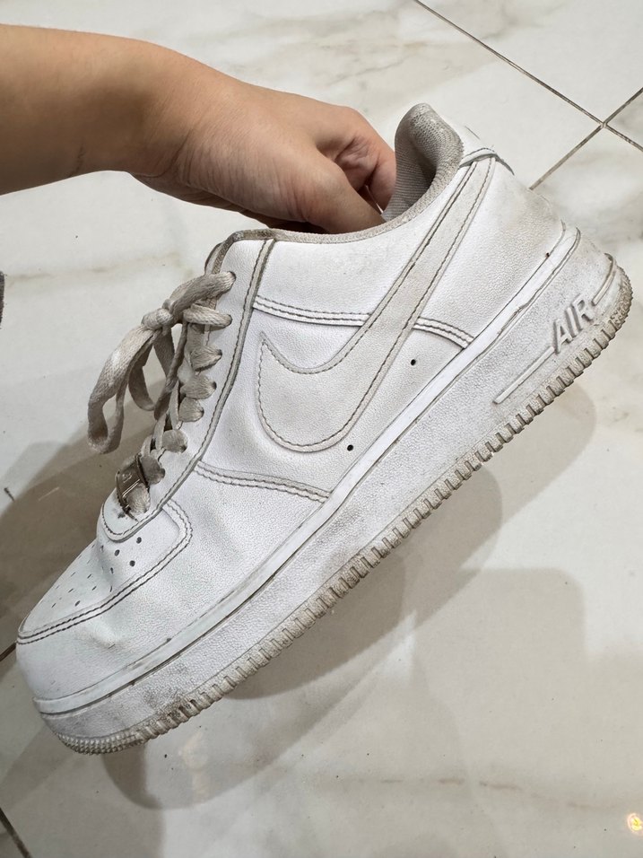 Nike Air Forces Sneaker Nike Beyaz Kadın Spor Ayakkabı - Görsel 4