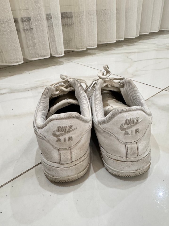 Nike Air Forces Sneaker Nike Beyaz Kadın Spor Ayakkabı - Görsel 2