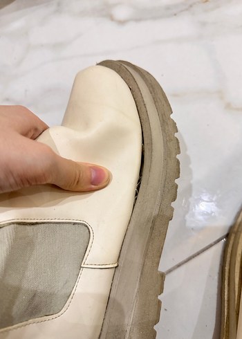 Deri chelsea kadın bot çizme - Görsel 6